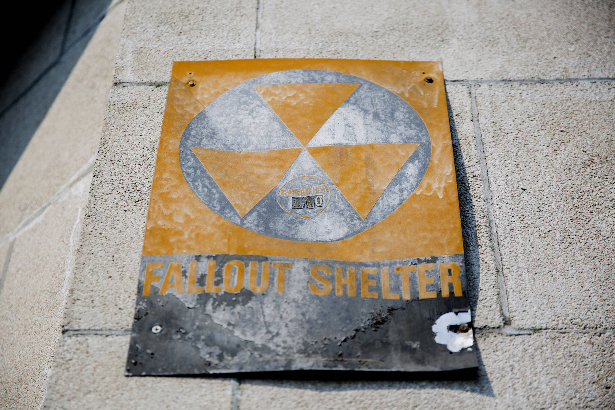 A sign from an earlier era at the Seattle Fire Department headquarters. Photo by Alex Garland