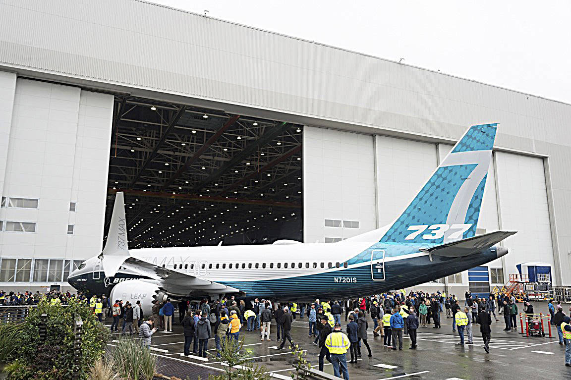 737 MAX 7 Reveal - February 5, 2018. File photo