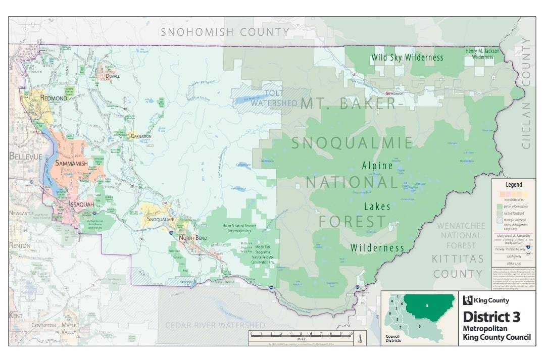 Map of King County Council District 3. Courtesy of King County