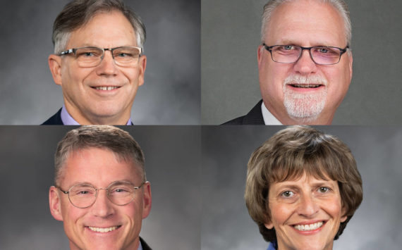 Candidates for Washington’s 5th Legislative District. Top Rep. Bill Ramos (l) and Ken Moninski; Bottom: Chad Magendanz (l) and Rep. Lisa Callan. Courtesy photos.