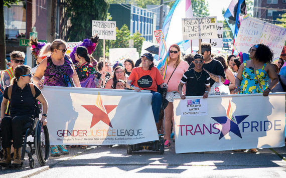 Scene from a past Trans Pride parade in Seattle. File photo courtesy of Gender Justice League