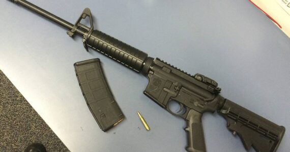 AR-15 rifle that was recovered by Mercer Island police. (File photo)